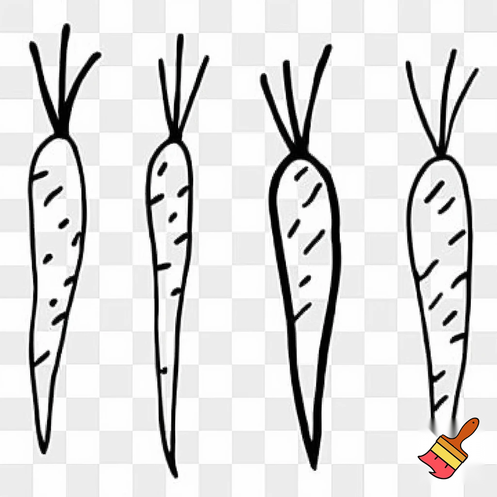 doodle carrots 
