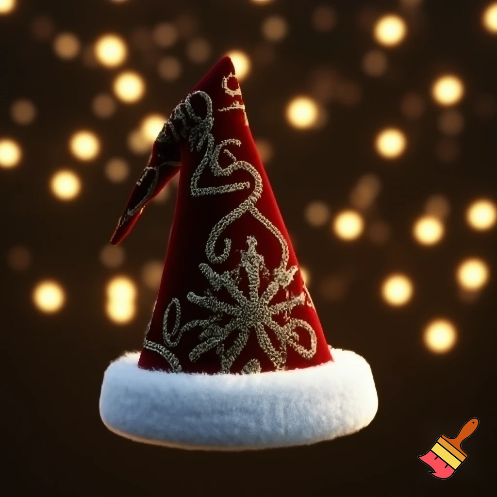 Christmas wizard hat