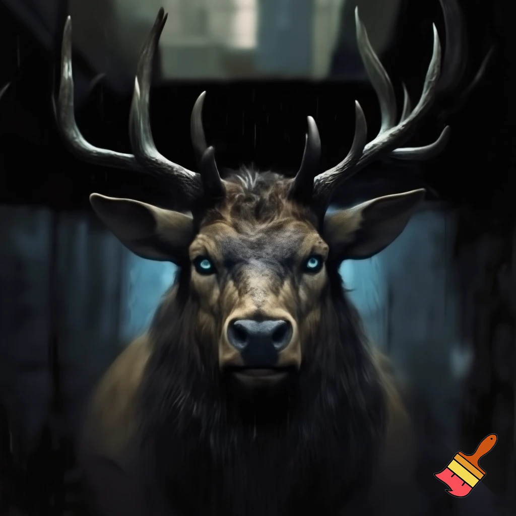 mugshot of a evil sigma deer