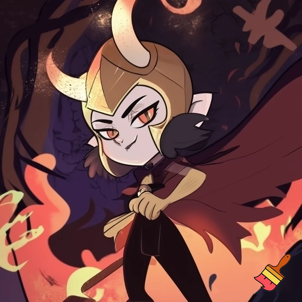 Make king from the owl house a female 
