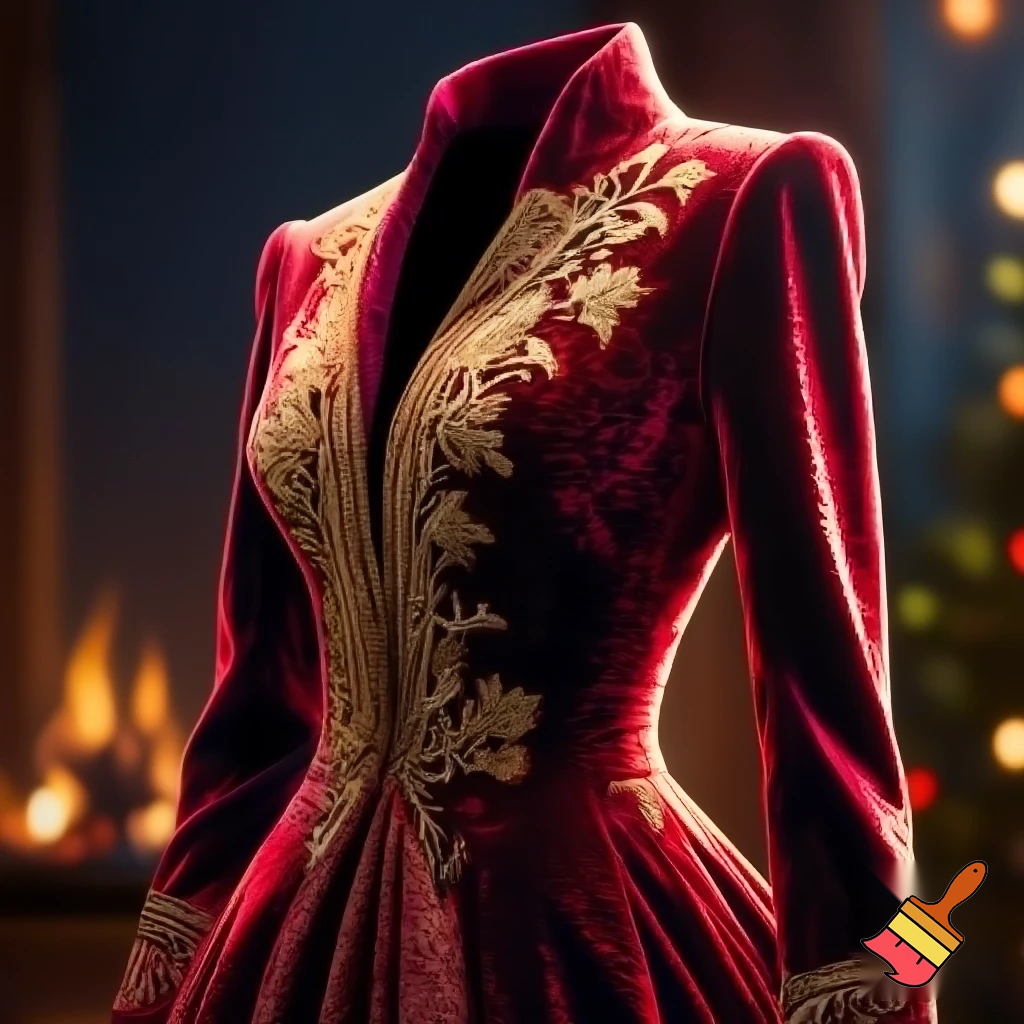 Special costume velvet Christmas outfit