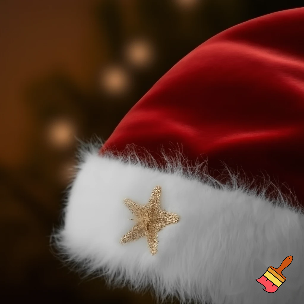 Christmas Santa Claus velvet hat delicate special delicate hat