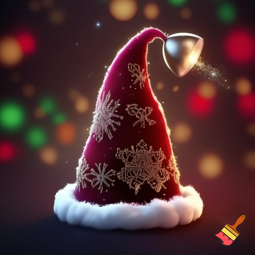 Christmas wizard hat