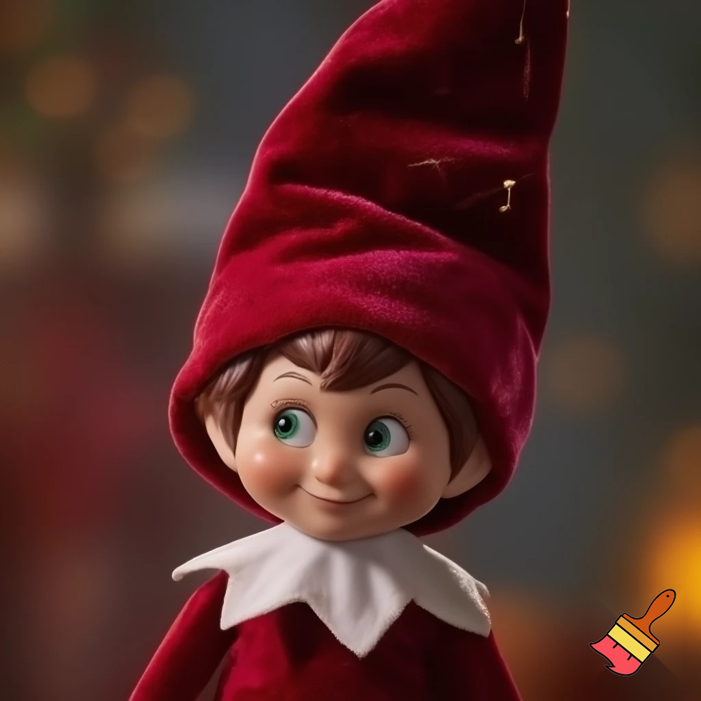 Elf on the shelf Santa Claus hat velvet hat elf on the shelf hat velvet hat