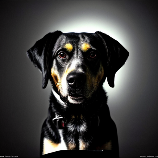 an old picture of a skinwalker dog staring at you half wisible in the dark in a creepy way
