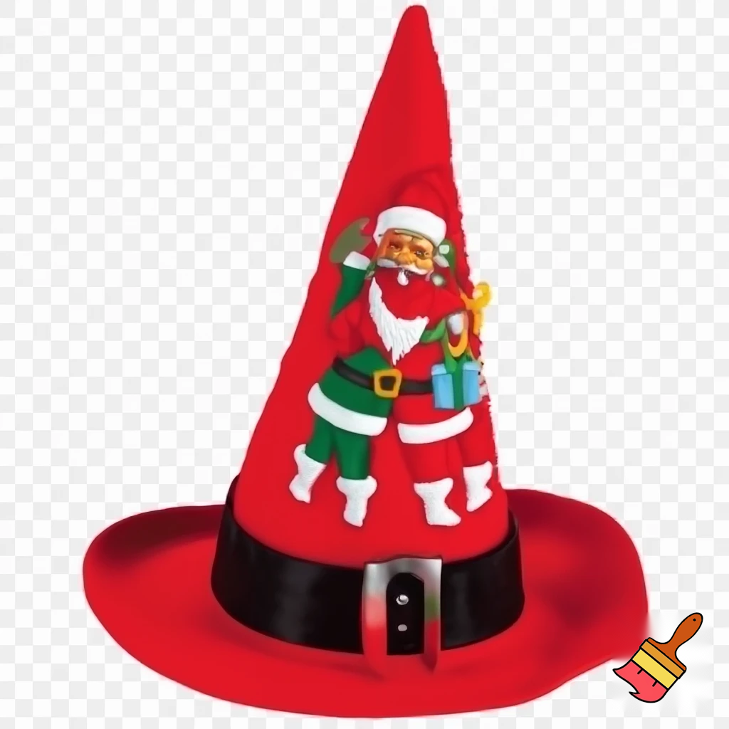 Christmas wizard hat Santa Claus hat