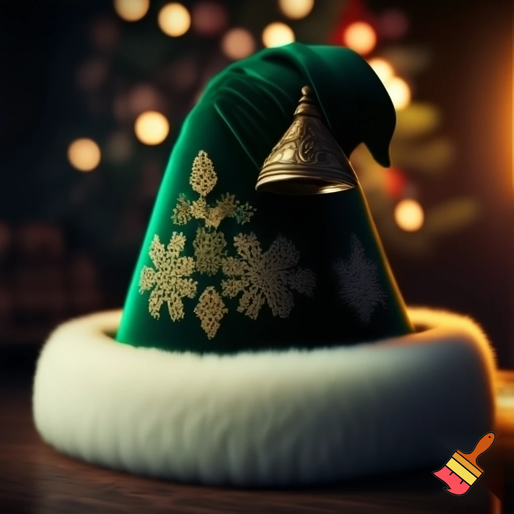 Christmas wizard hat