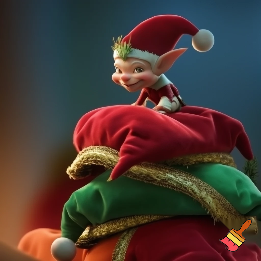 Christmas Christmas hat elf on the shelf hat Santa Claus hat velvet