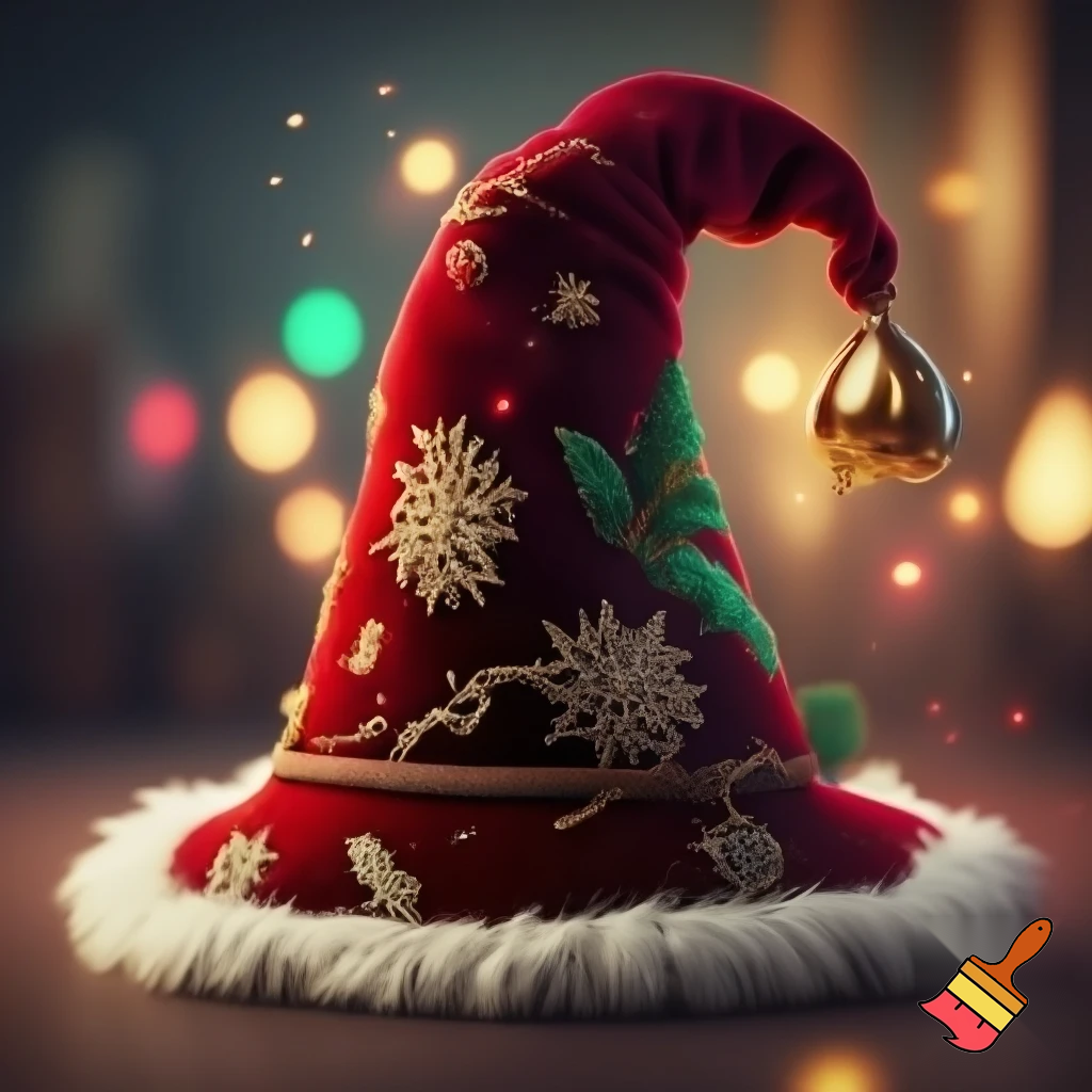 Christmas wizard hat