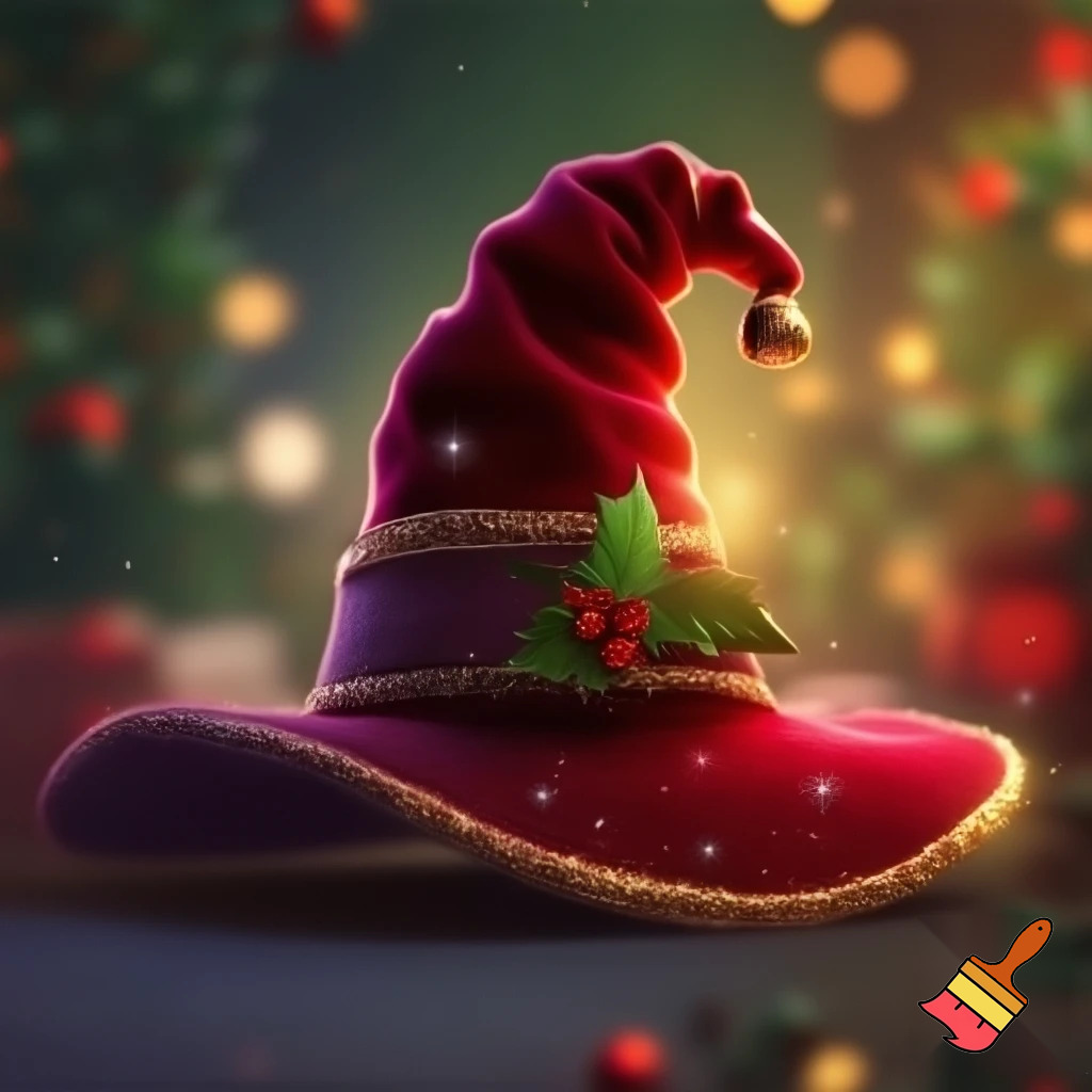 Christmas wizard hat
