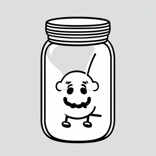 peanut butter jar yelling at kids in classroom