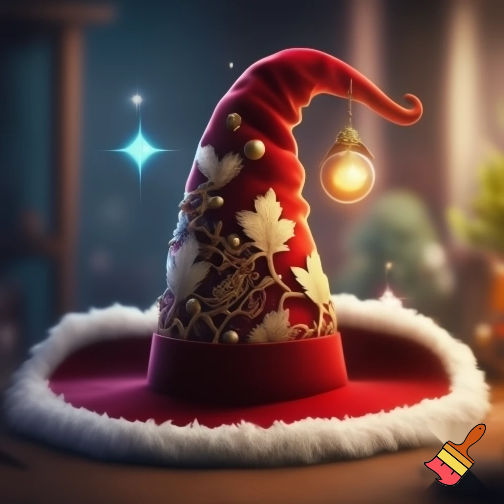  Christmas wizard hat 
