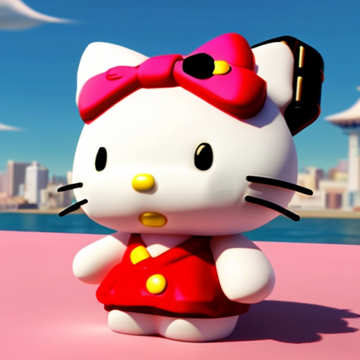 Hello Kitty 0 episode pilot 2006 hello Kitty japanese Sanrio 3D