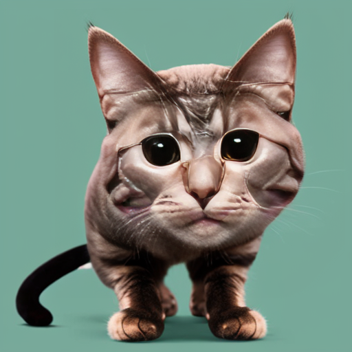 Merge a cat and a monkey into one creature 