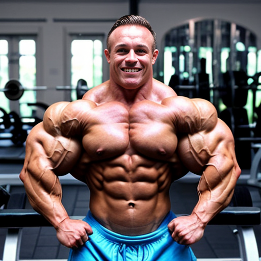 Bodybuilder mewsette