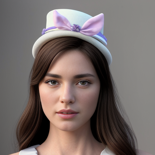 Easter top hat headband, Easter bunny headband, top hat, purple and white top hat headband