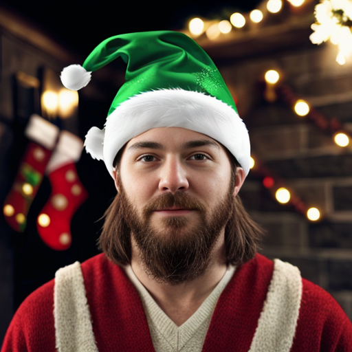 Christmas wizard hat