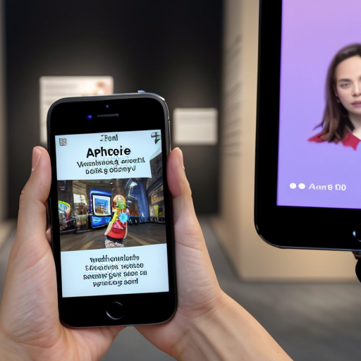 Goretzka play game on apple phone and Vanessa play game on apple phone at the museum 
