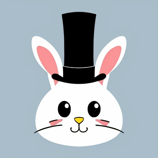 Easter bunny is top hat headband