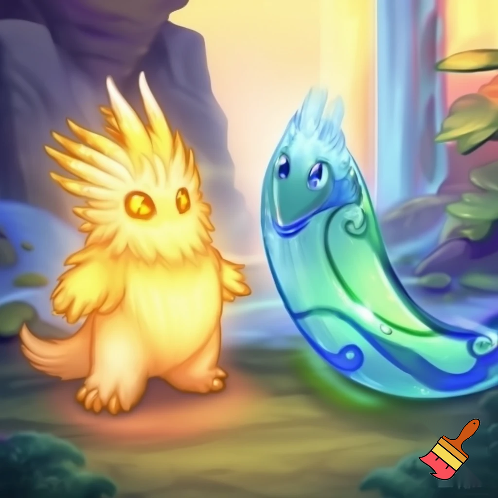 My singing monsters light and water monster

