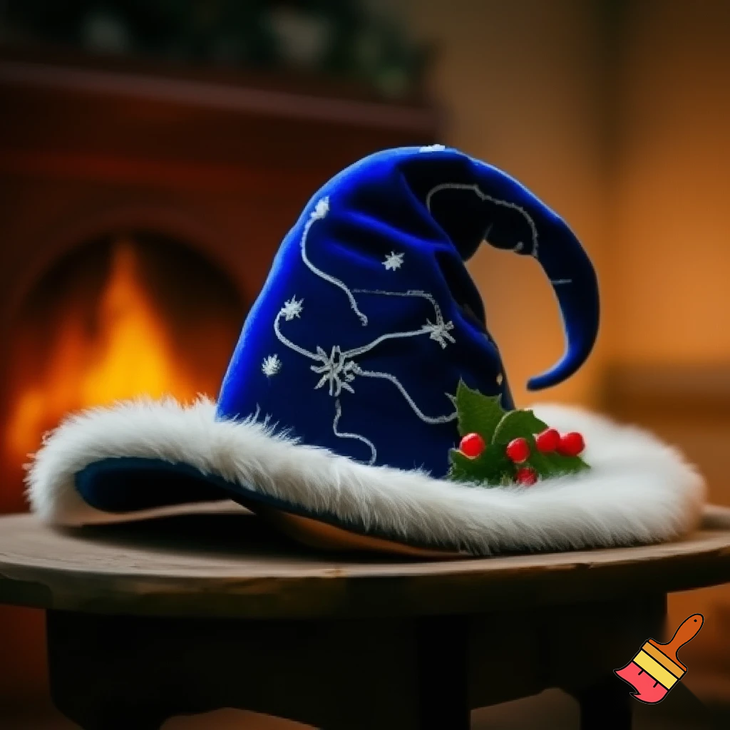 A wizard Christmas hat