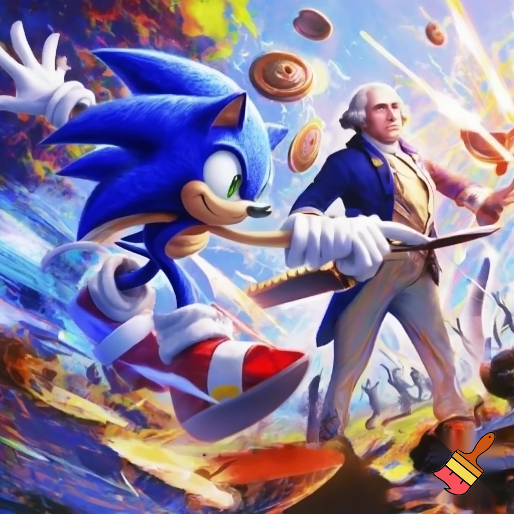 sonic the hedgehog vs George washington
