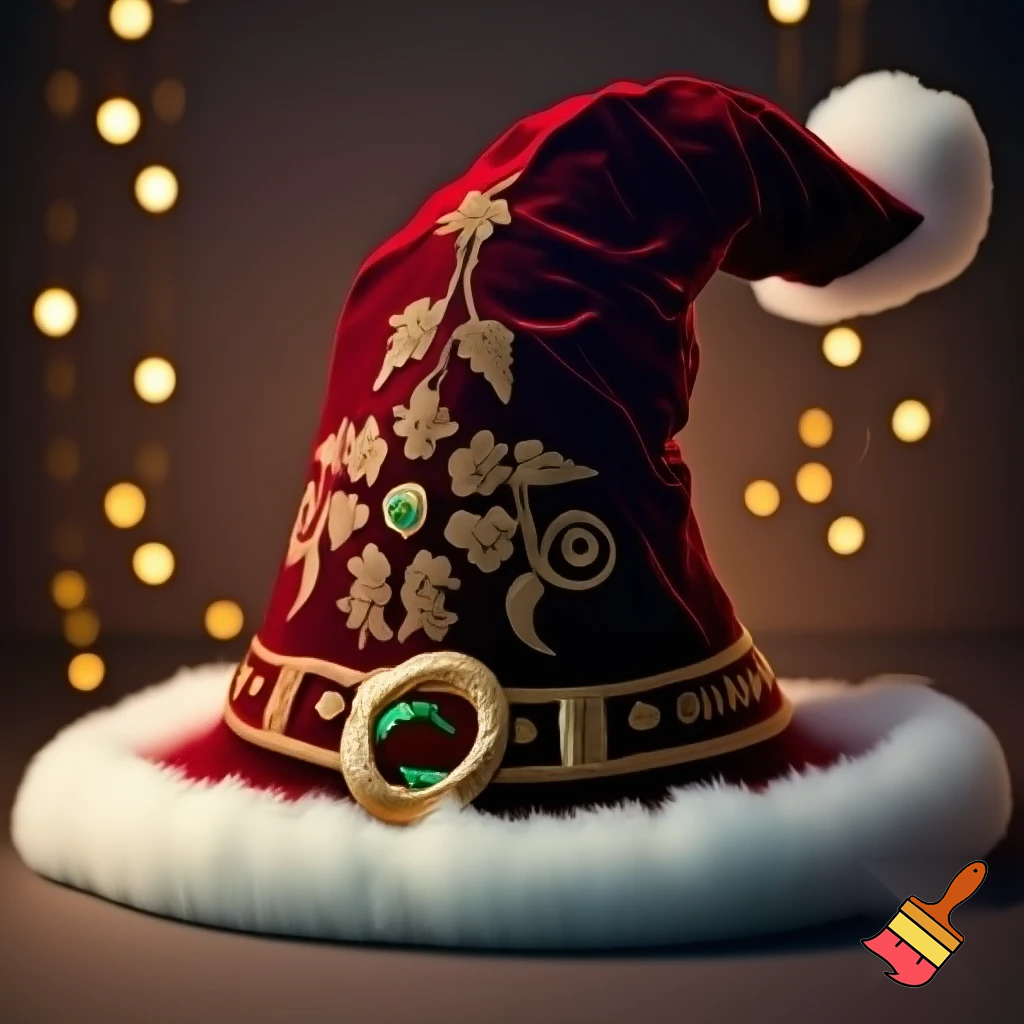 Christmas wizard hat