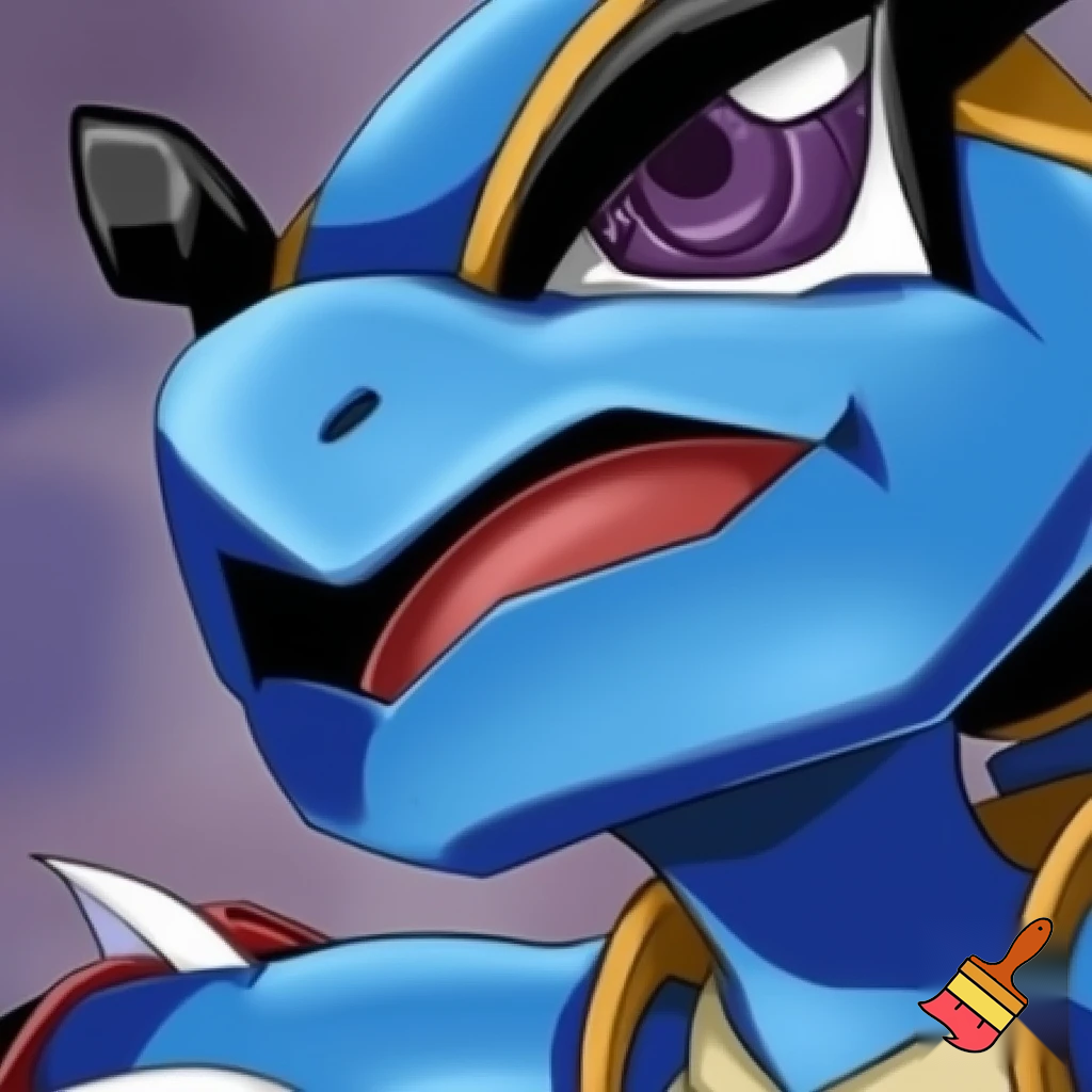 blue agumon veemon digimon squirtle pokemon fusion