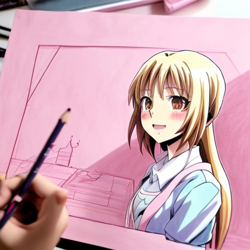 A young artist (character name: Arin) is drawing in a dimly lit room.

Sketches of cute, happy cartoon characters are pinned on the wall.

The clock strikes midnight.

Arin’s new sketch—a mysterious, faceless figure—starts to smudge on its own on the paper.