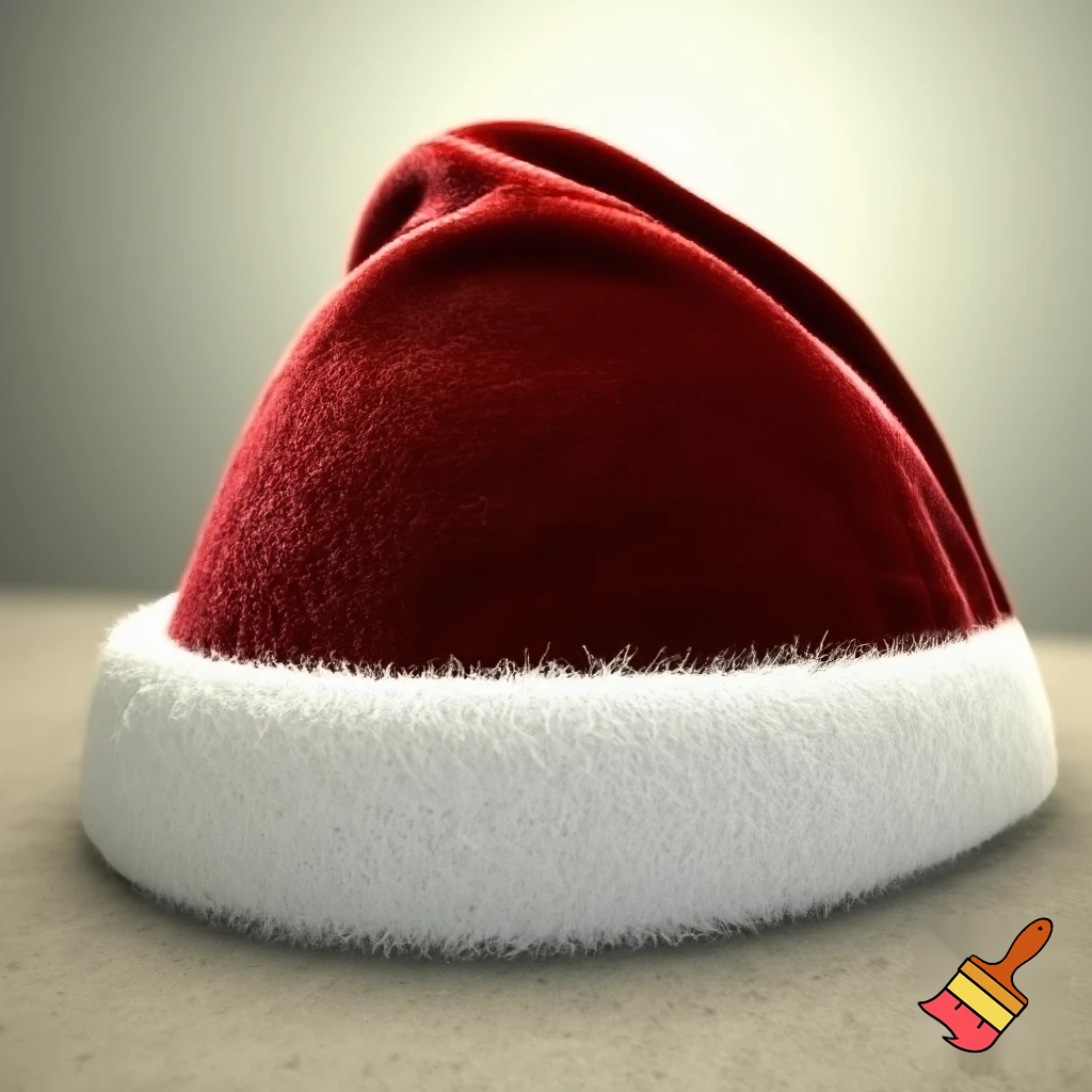 Santa Claus top hat special one special in delicate Santa Claus hat velvet