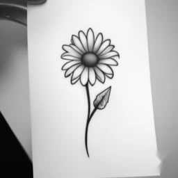 april birth flower tattoo