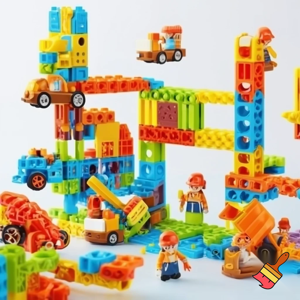 Korean contruction toy set