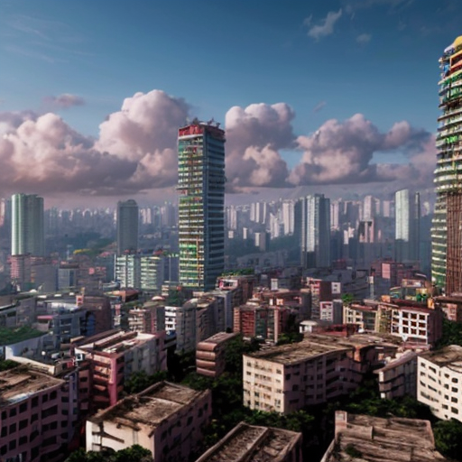 Venezuela Caracas in 2030 with no noises and beautiful cities