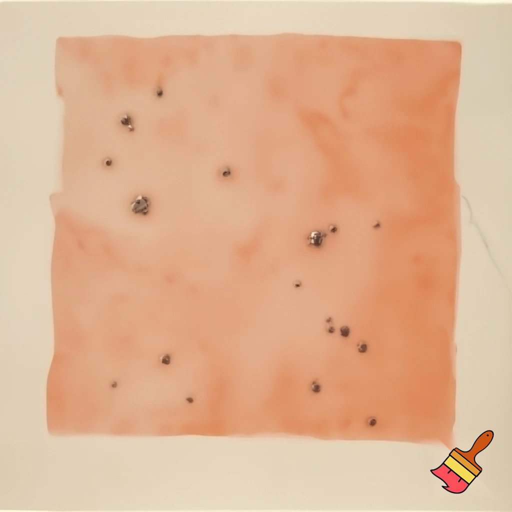 a sketches of  cat silhoutte with marble orange and terracota color backgorund: Small, scattered dotted clusters, Arranged like a constellation map, Irregular placement