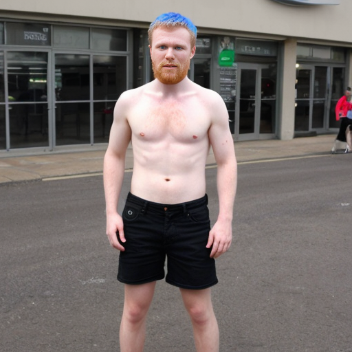 ginger guy thats really short and turns red