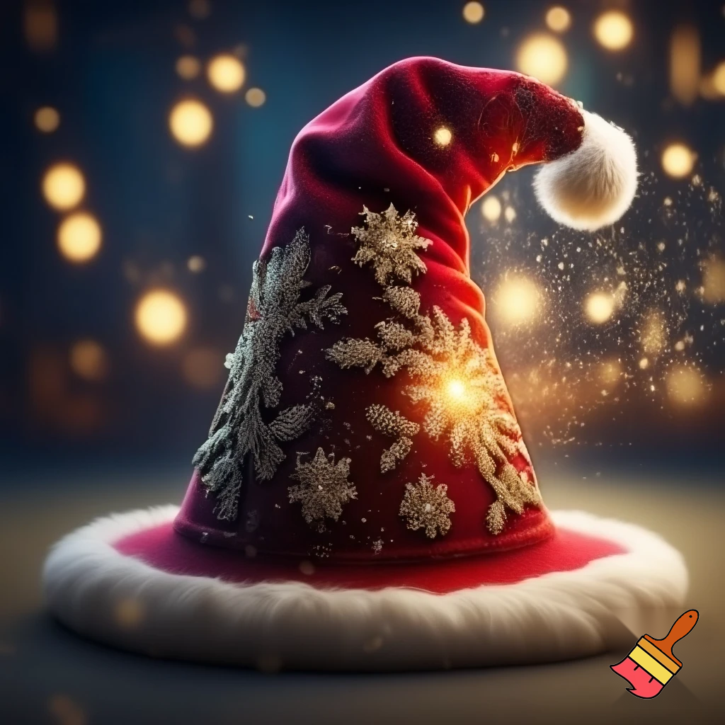 Our Christmas wizard hat