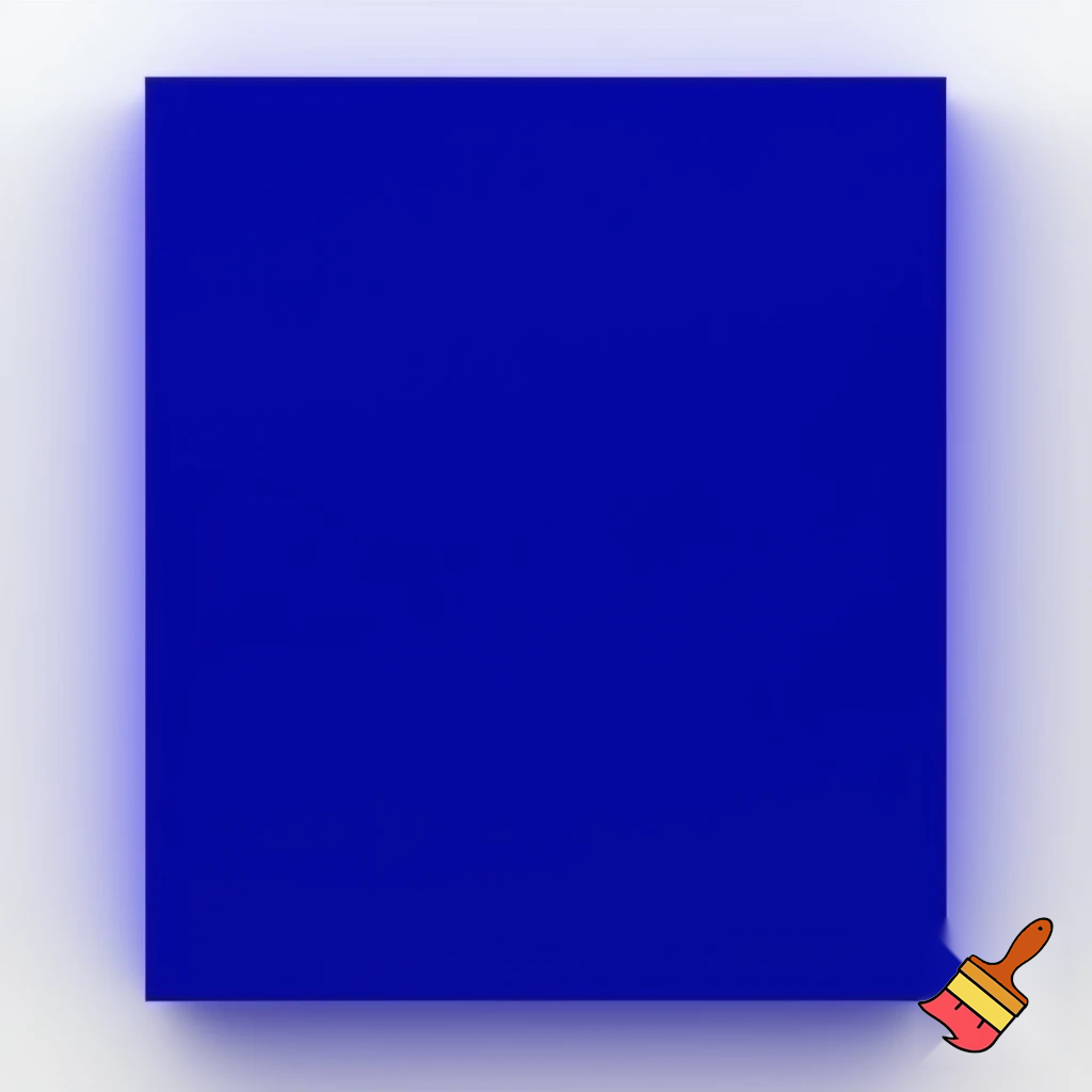 A blue rectangle 