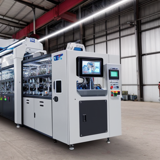 Create a realistic high-quality industrial advertisement image of a modern automatic packaging machine in a clean factory environment, cinematic lighting, ultra sharp focus, professional product photography style, minimal background, elegant composition, bold headline area at top.

Add small clean text at bottom:
Sumitech Engineers
www.sumitechpacksolution.com
Ph: 9687632250
Plot No - 23, Survey No - 2228/23, Param Industrial Hub, Opp. Evershine Industrial Estate, Dharampur Road, Karvad, Vapi, Gujarat - 396193

Instagram post format, 1:1 ratio, ultra realistic, commercial ad style.
