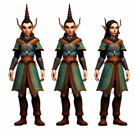 elder scrolls psijic order mage high elf animated style like pixar 