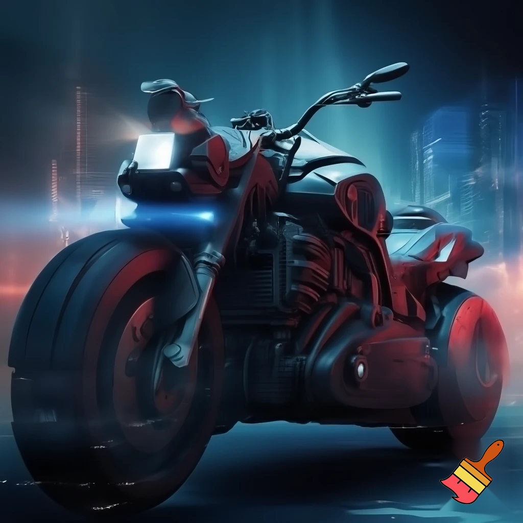 Create a motor cycle that turns into a tank but make it futuristic and for spies