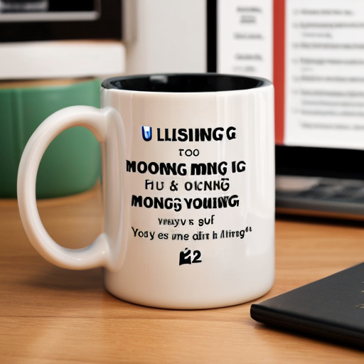 A mug with the words "listening to U2 turns you In to a mong"