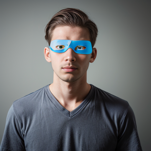 28 yr old man after trauma with blurring of vision