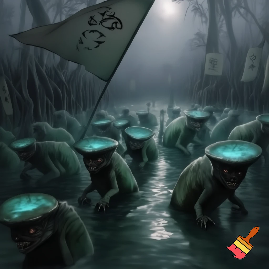 An army of Kappa's (the fictional character)