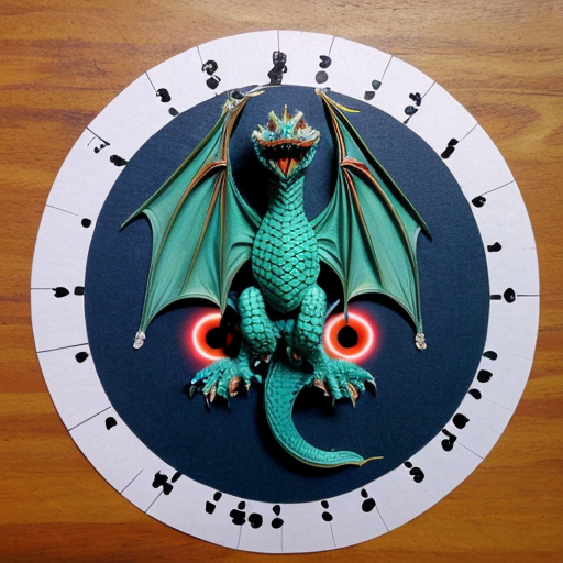 make a dragon with 300230 eyes
