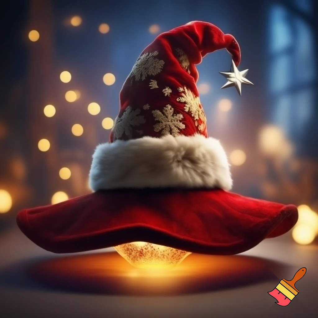 Christmas wizard hat
