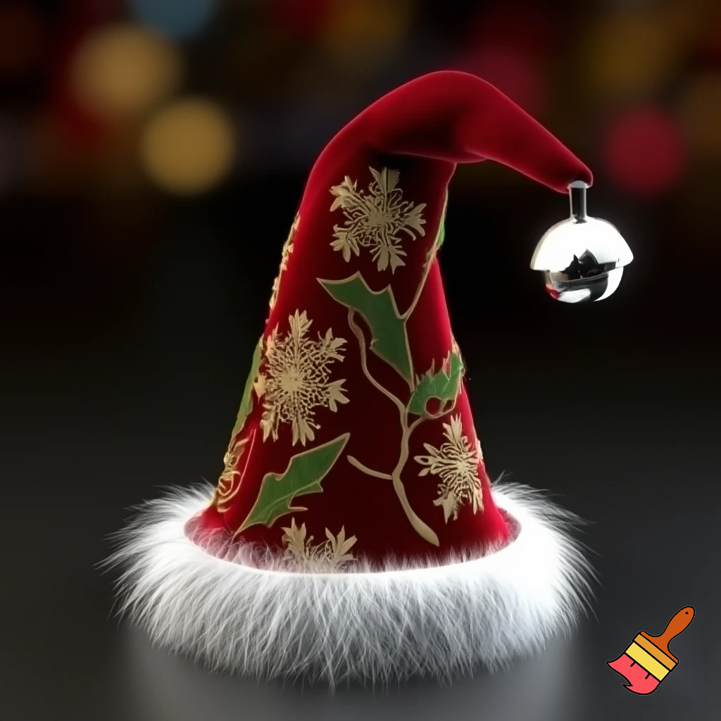 Christmas wizard hat