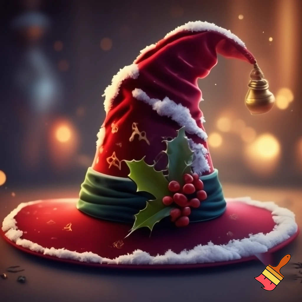 A wizard Christmas hat