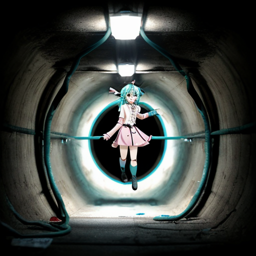 Miku in the sewers sick dizzy