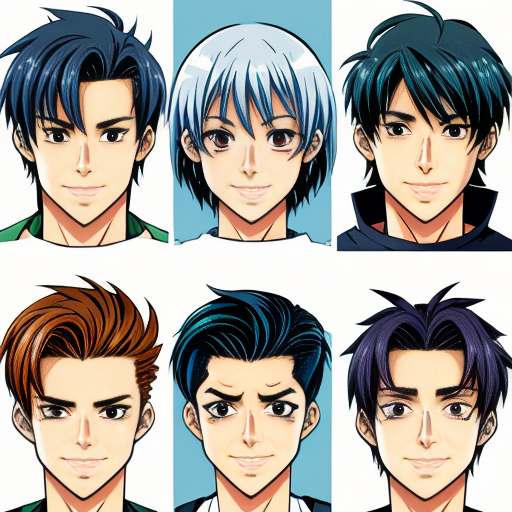  individual head shots of the different main characters from the book the outsiders, in the style of line drawings