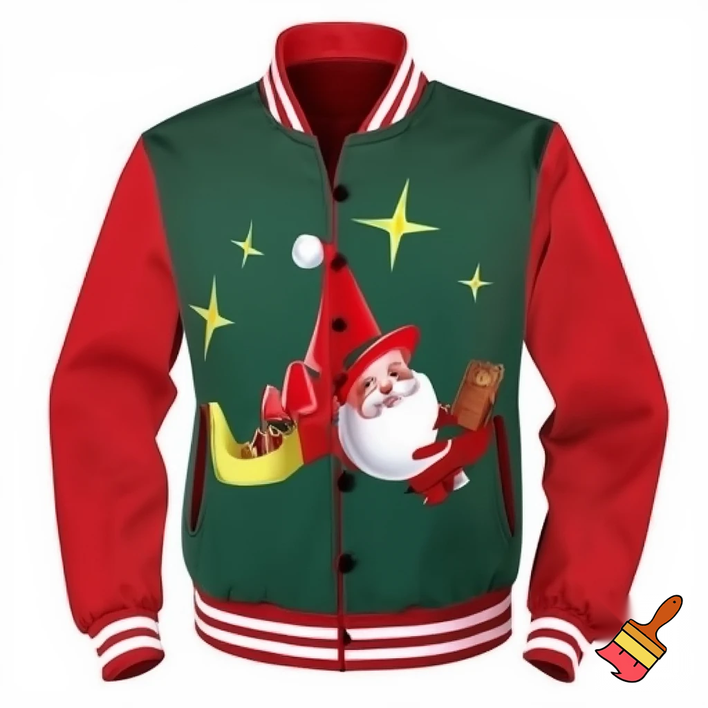 A wizard jacket Christmas jacket Santa Claus wizard Christmas shoes